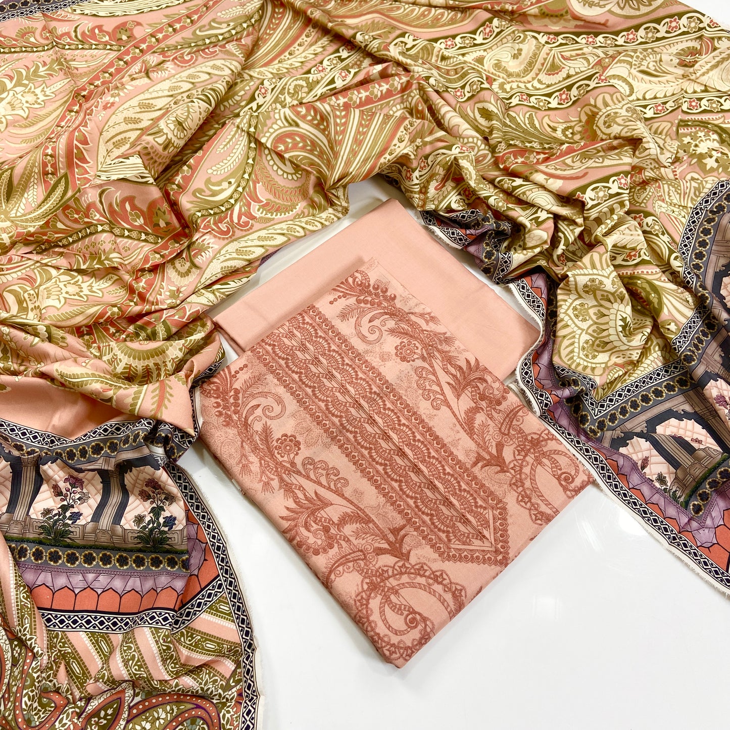 Mausummery Digital Printed Linen 3PC