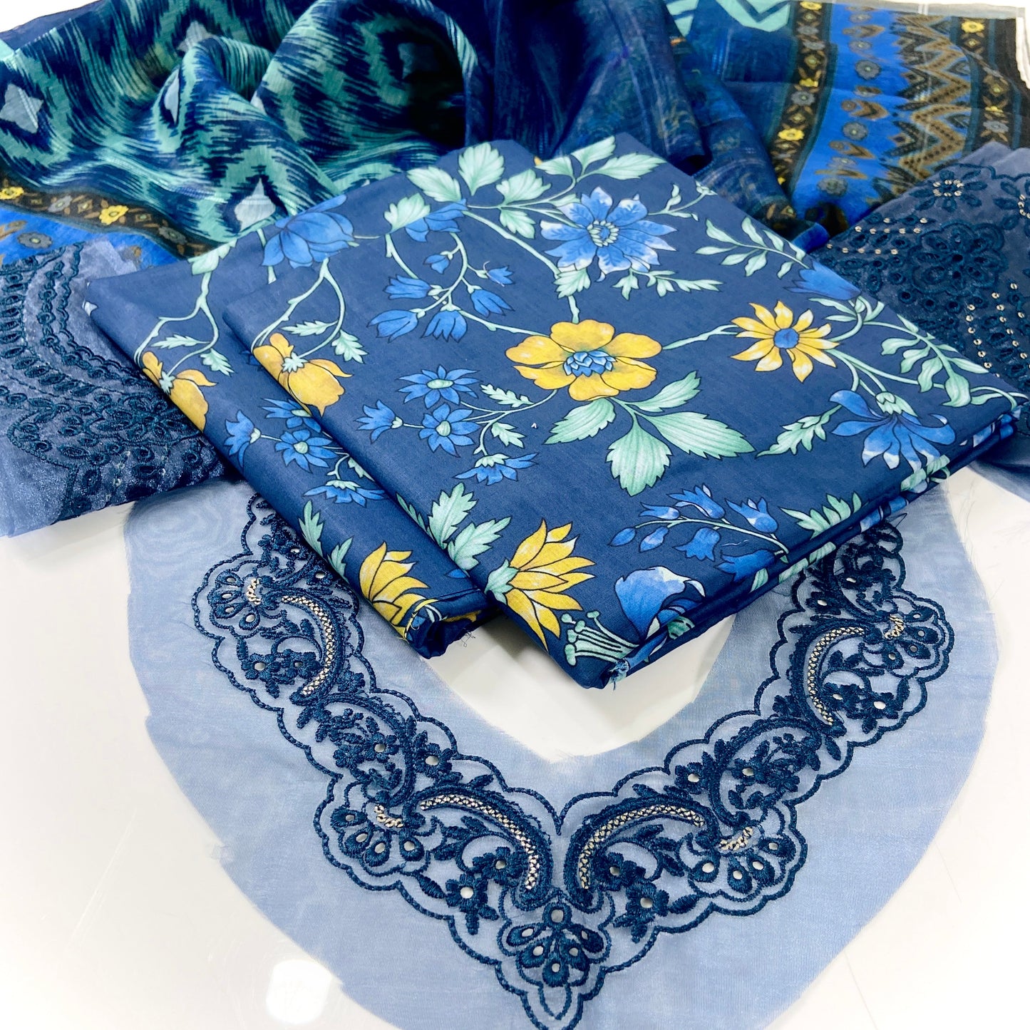 Baroque By Anaya Noor Embroidered 3PC