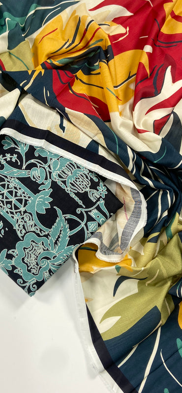 Abrish Exclusive Morroco Khaddar 3PC