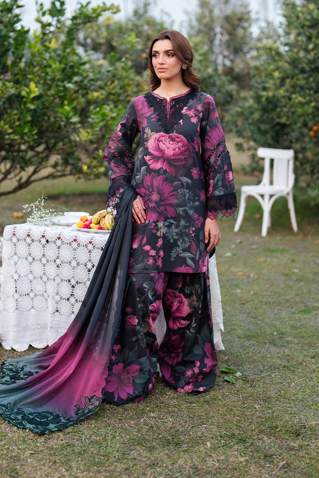 Iznik Tana Dora Digital Printed 3PC