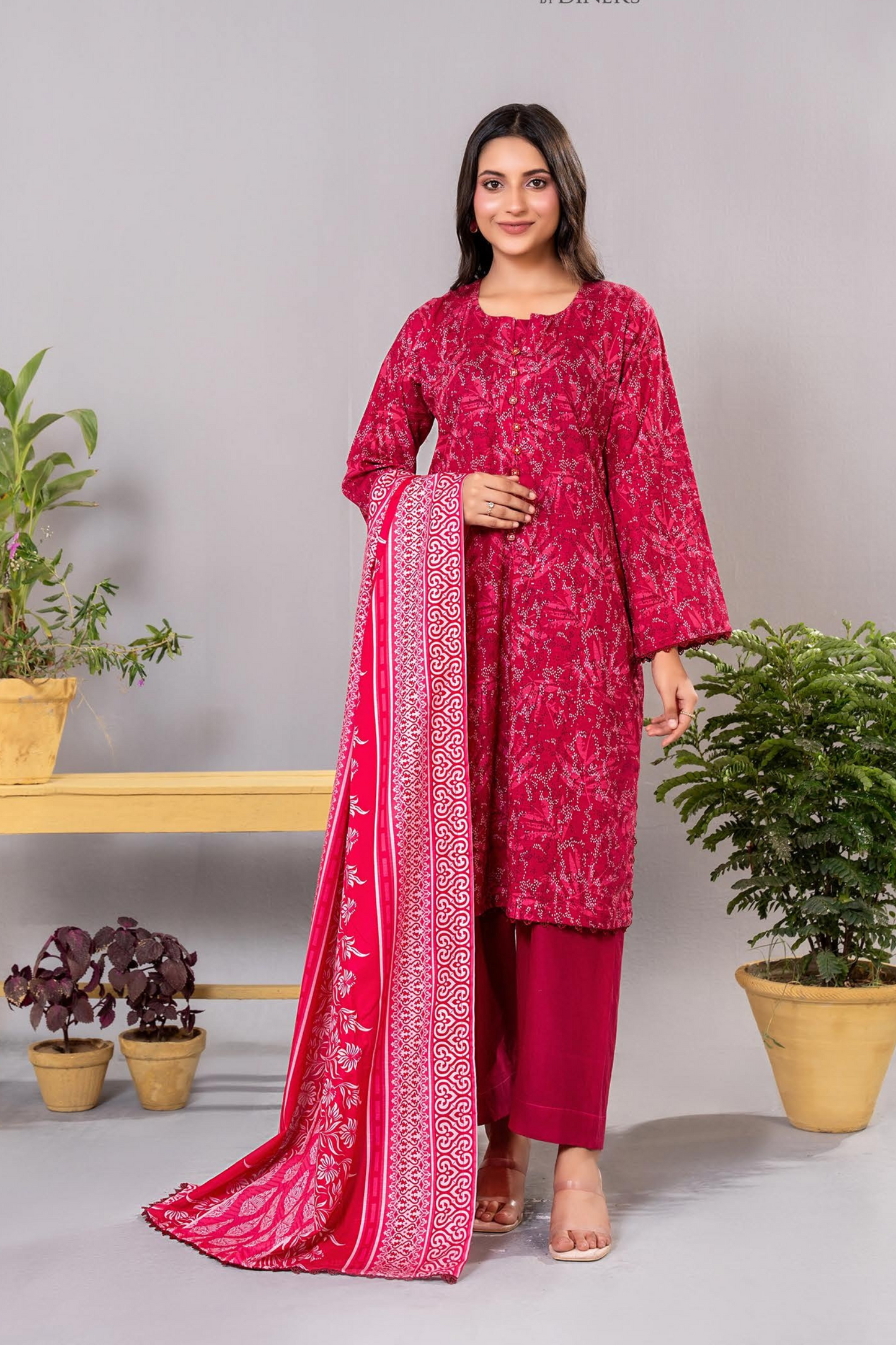 Sohaye By Diners Premium Khaddar 3PC