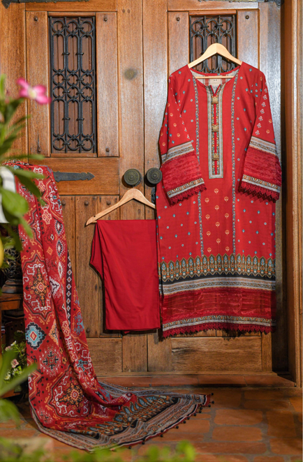 Miral By Murashe Printed Lawn 3-PC
