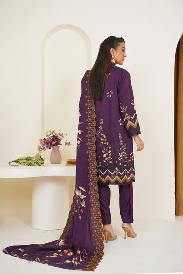 Riwayat-e-Sardi By Anaya Noor Emb Linen 3PC