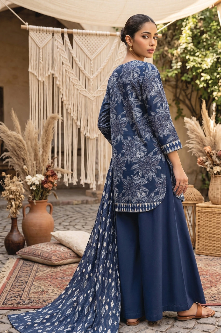 Zesh Digital Printed Viscose 3PC