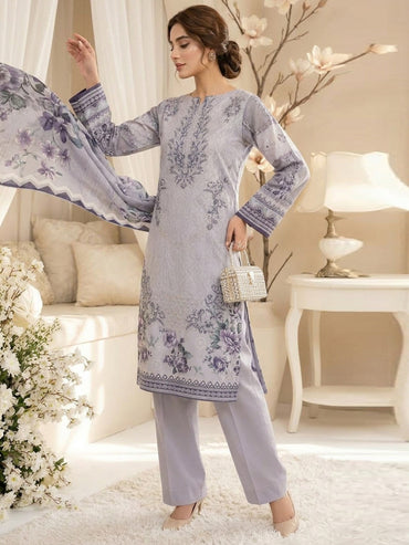 Tahniyat By Anaya Noor Digital Printed & Emb Karandi 3PC