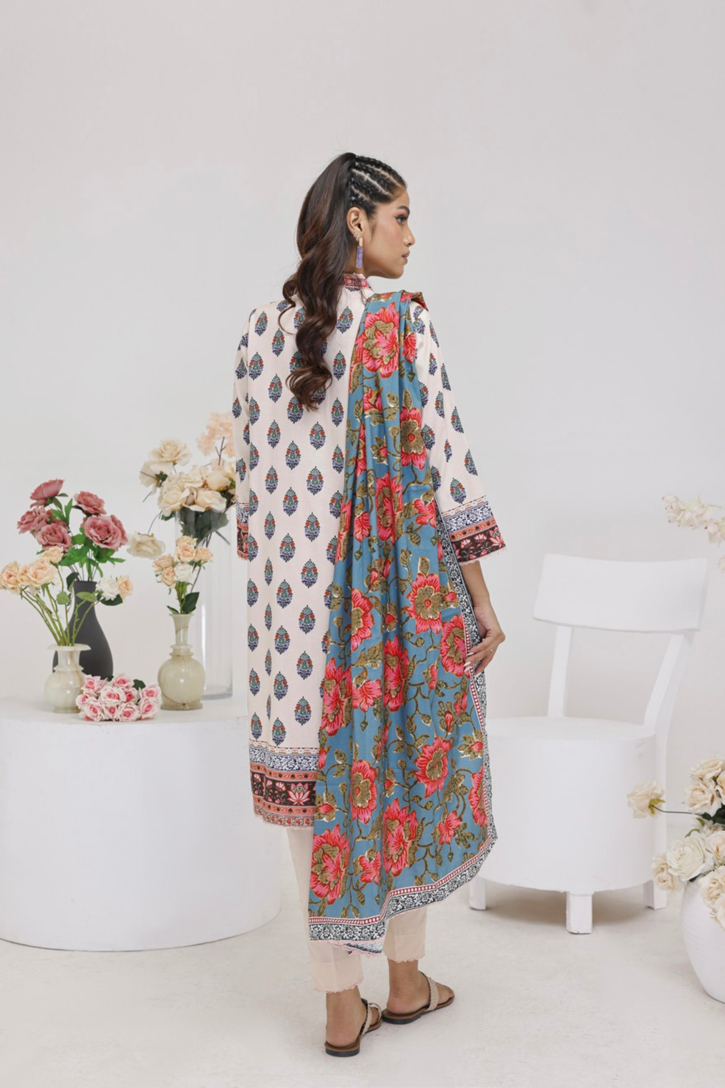 Salina Digital Printed Linen 3PC