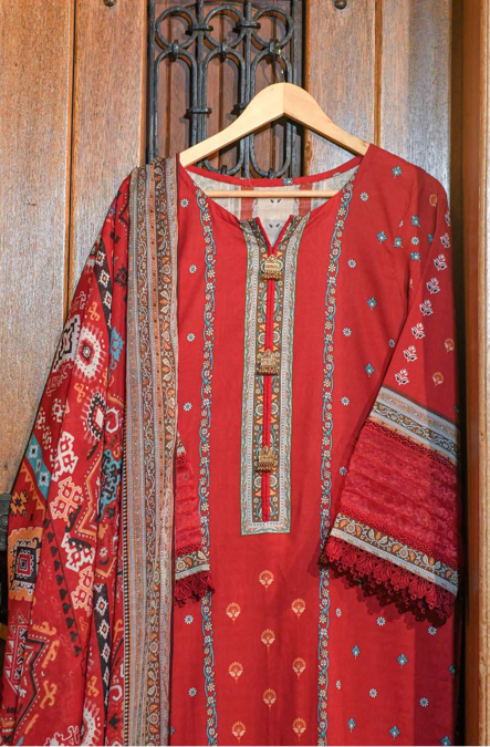 Miral By Murashe Printed Lawn 3-PC