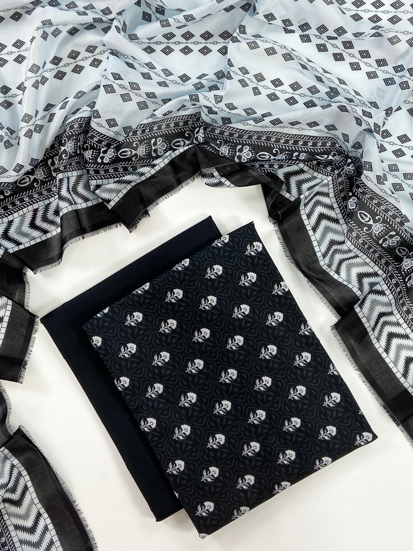 Regalia Black Series Digital Printed Lawn 3PC