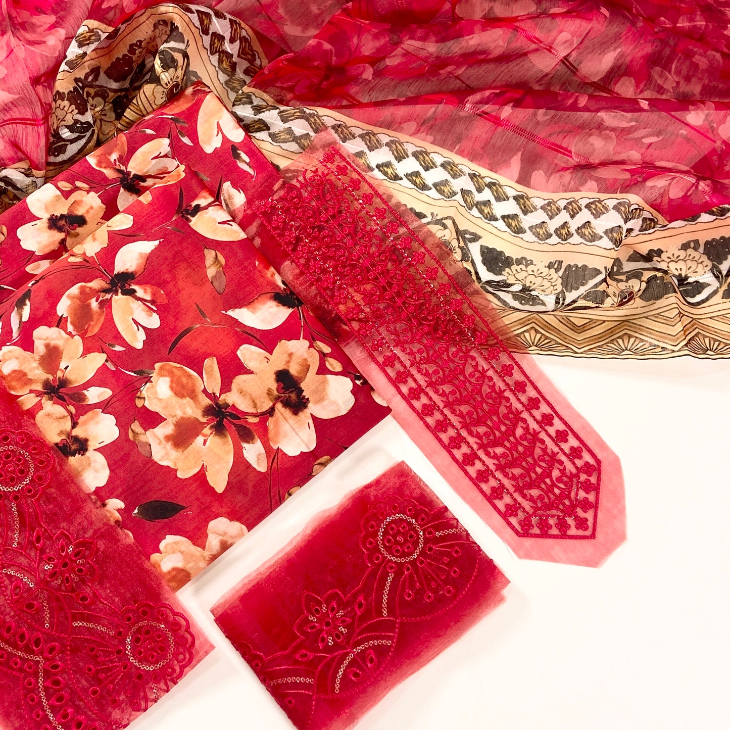 Baroque By Anaya Noor Embroidered 3PC