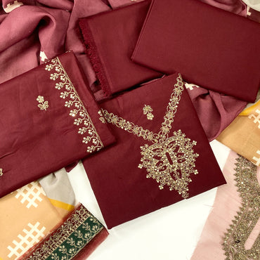 Maria B Luxury Emb Dhanak Marina 3PC