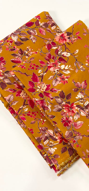 Anaya Noor Printed Bana Dora Slub Linen 2PC