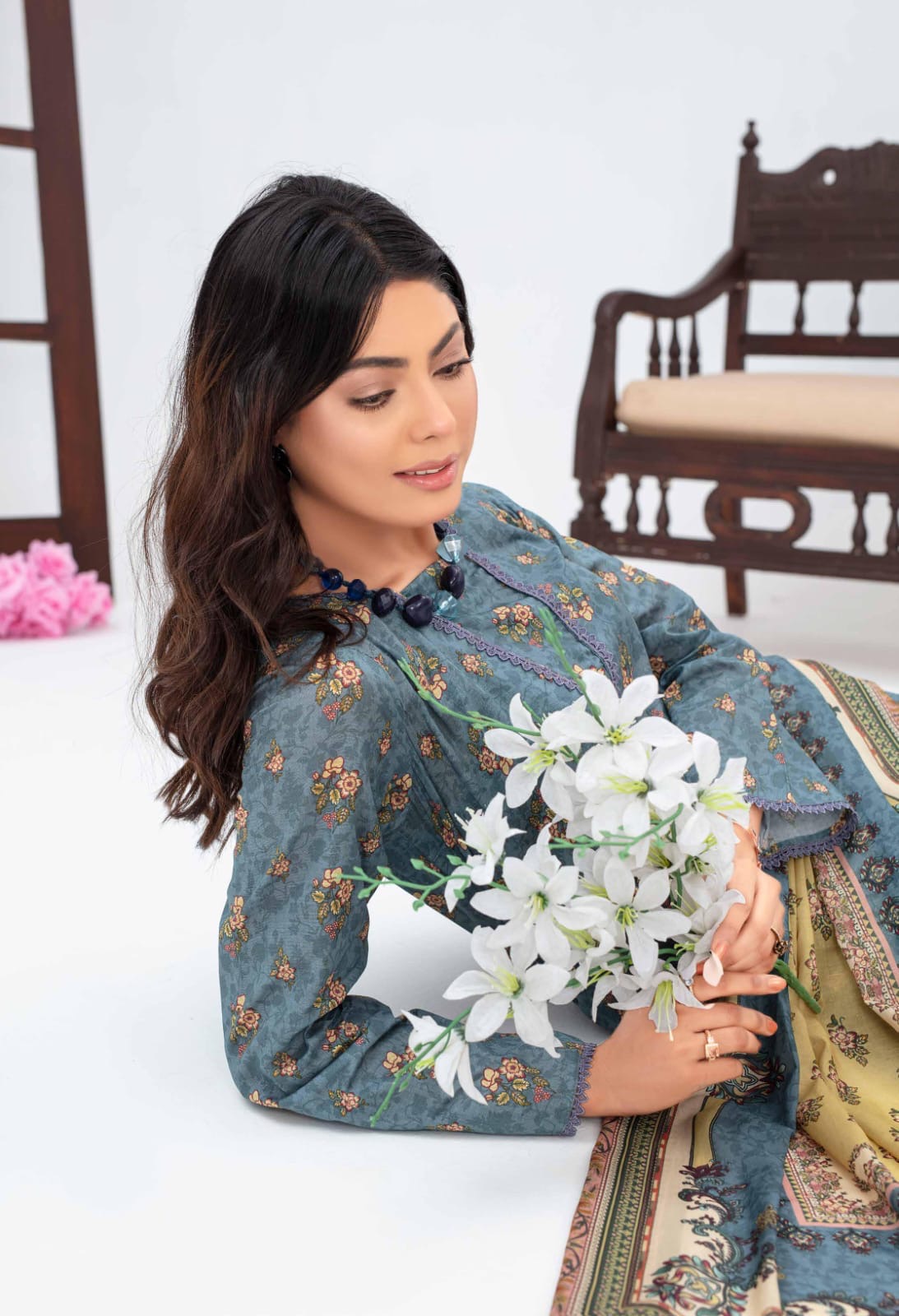 Mahi Digital Printed Lawn 3-PC