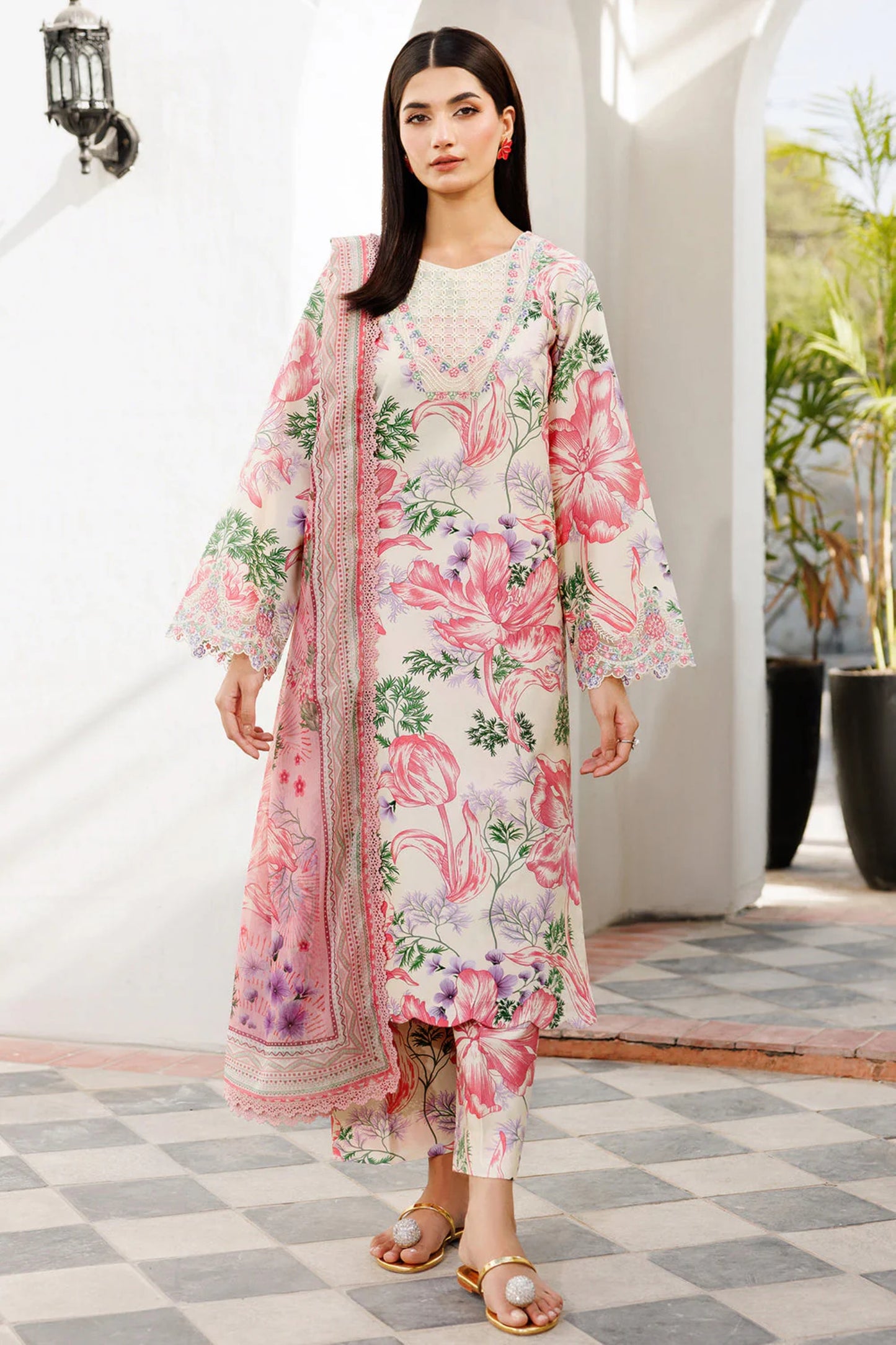 Baroque Bana Dora Printed Linen 3PC