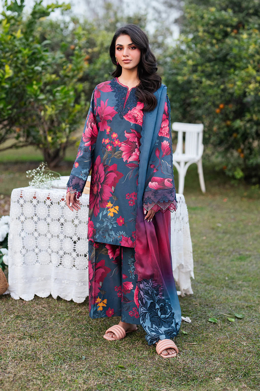 Iznik Tana Dora Digital Printed 3PC