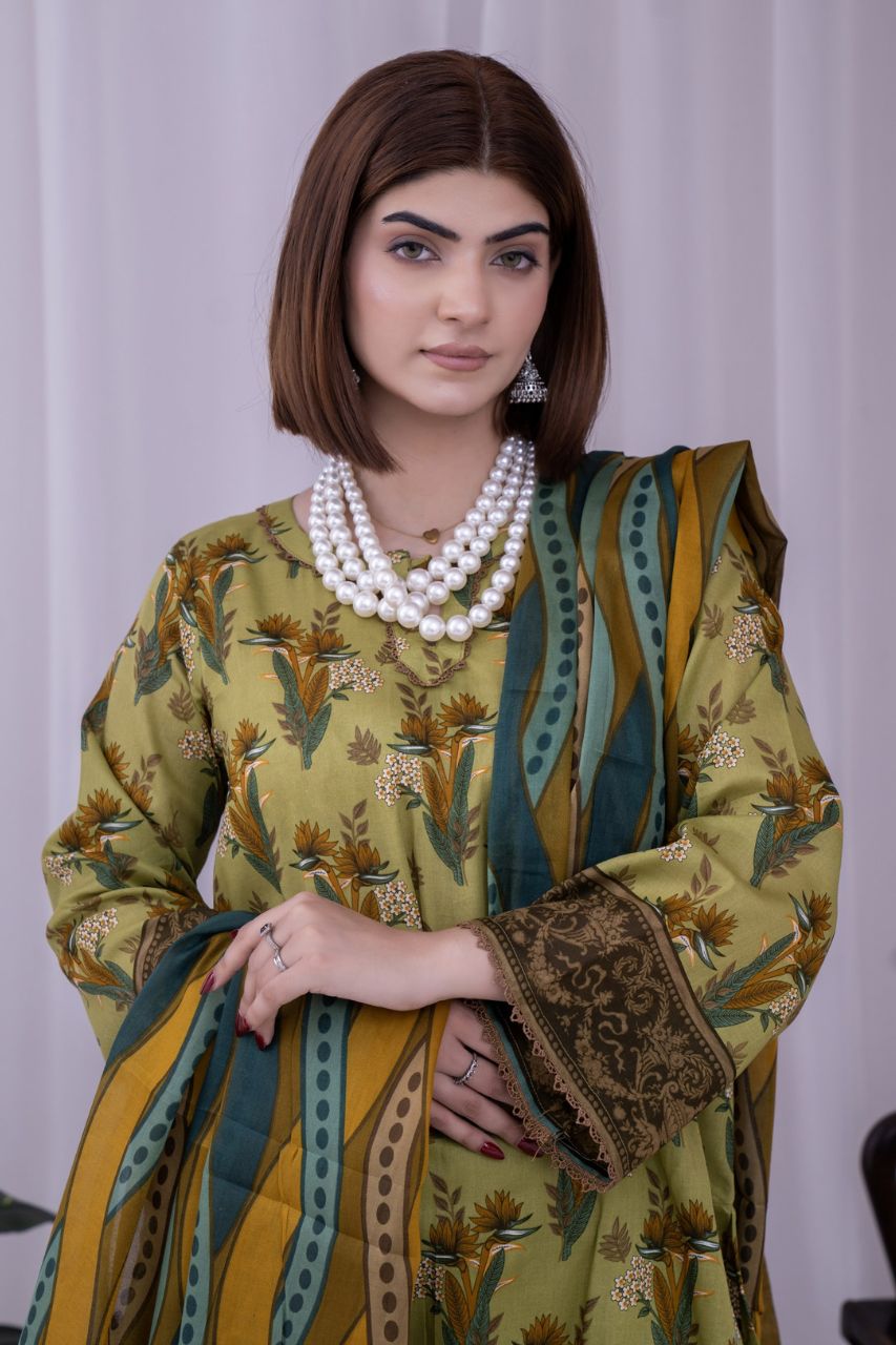 Arfa By Marooj Digital Printed Lawn 3PC