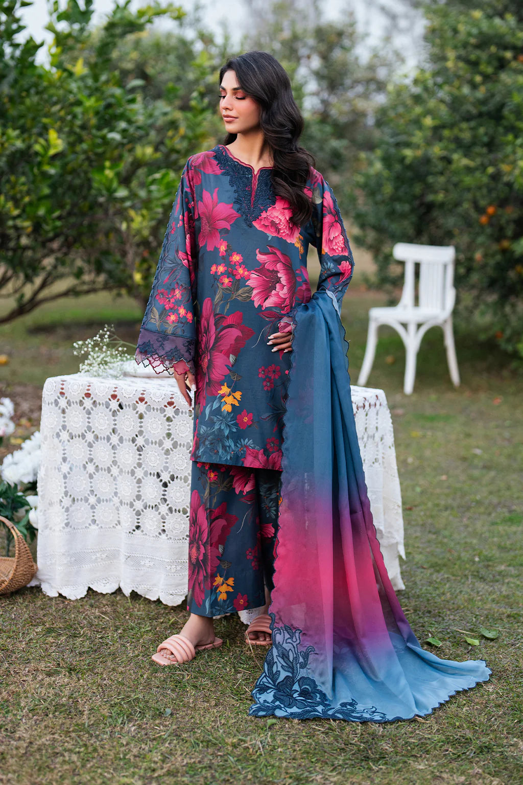 Iznik Tana Dora Digital Printed 3PC
