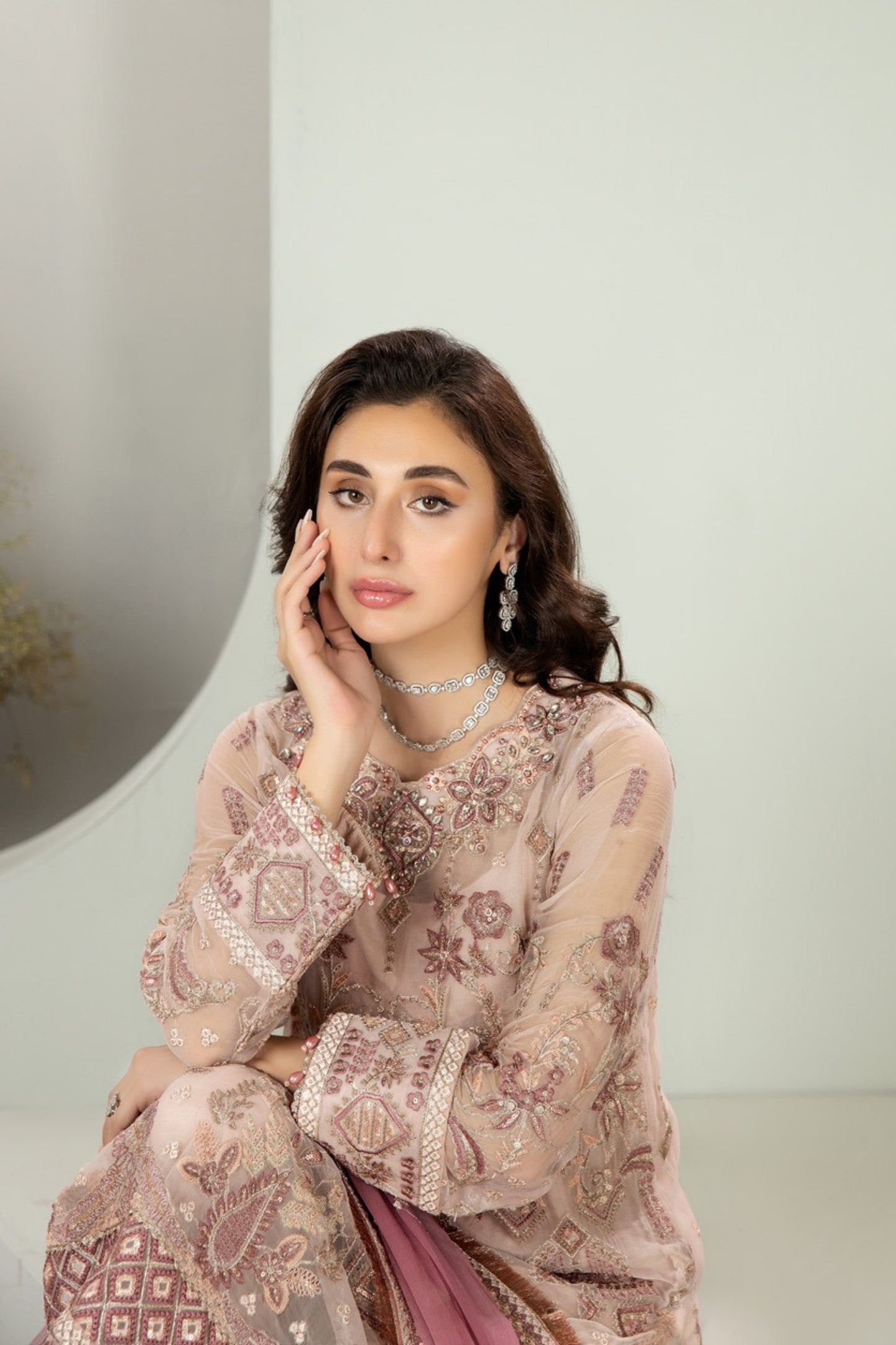 Alyana By Adan's Libas Heavy Emb Chiffone 3PC