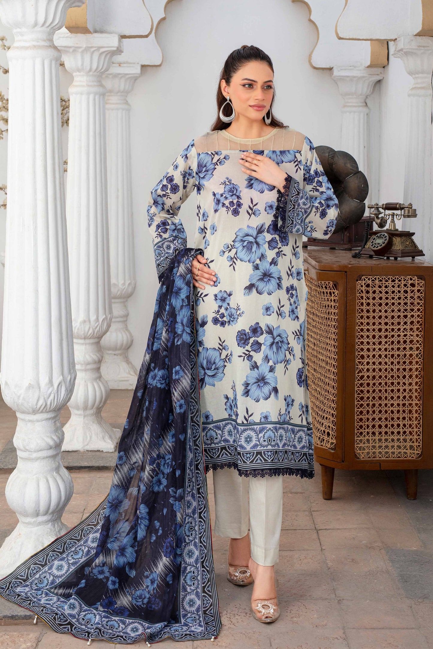 Fabiha Feroza Printed Lawn 3PC