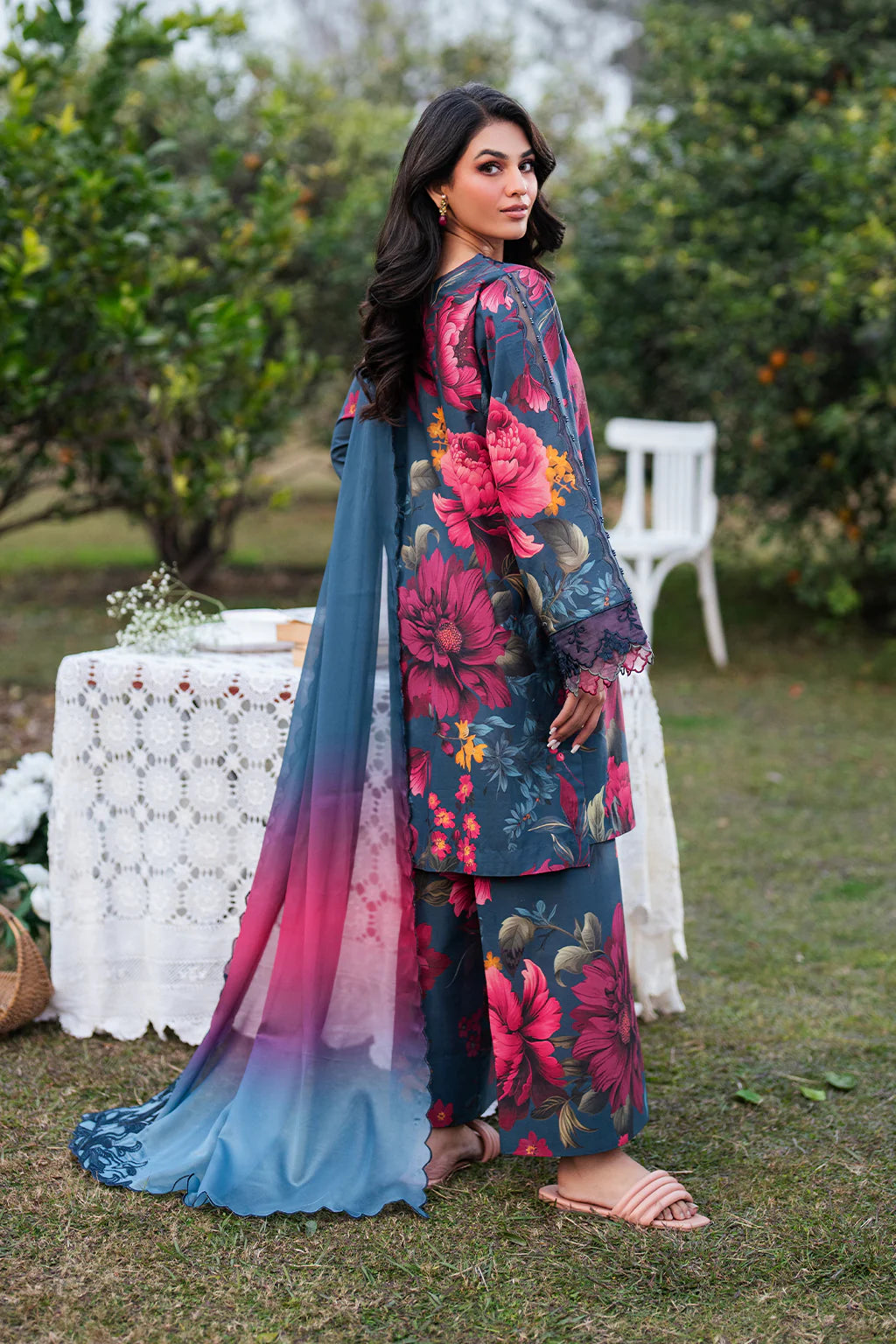 Iznik Tana Dora Digital Printed 3PC