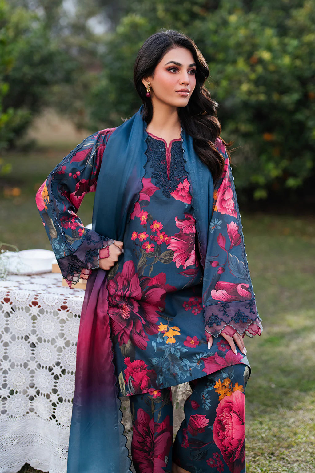 Iznik Tana Dora Digital Printed 3PC