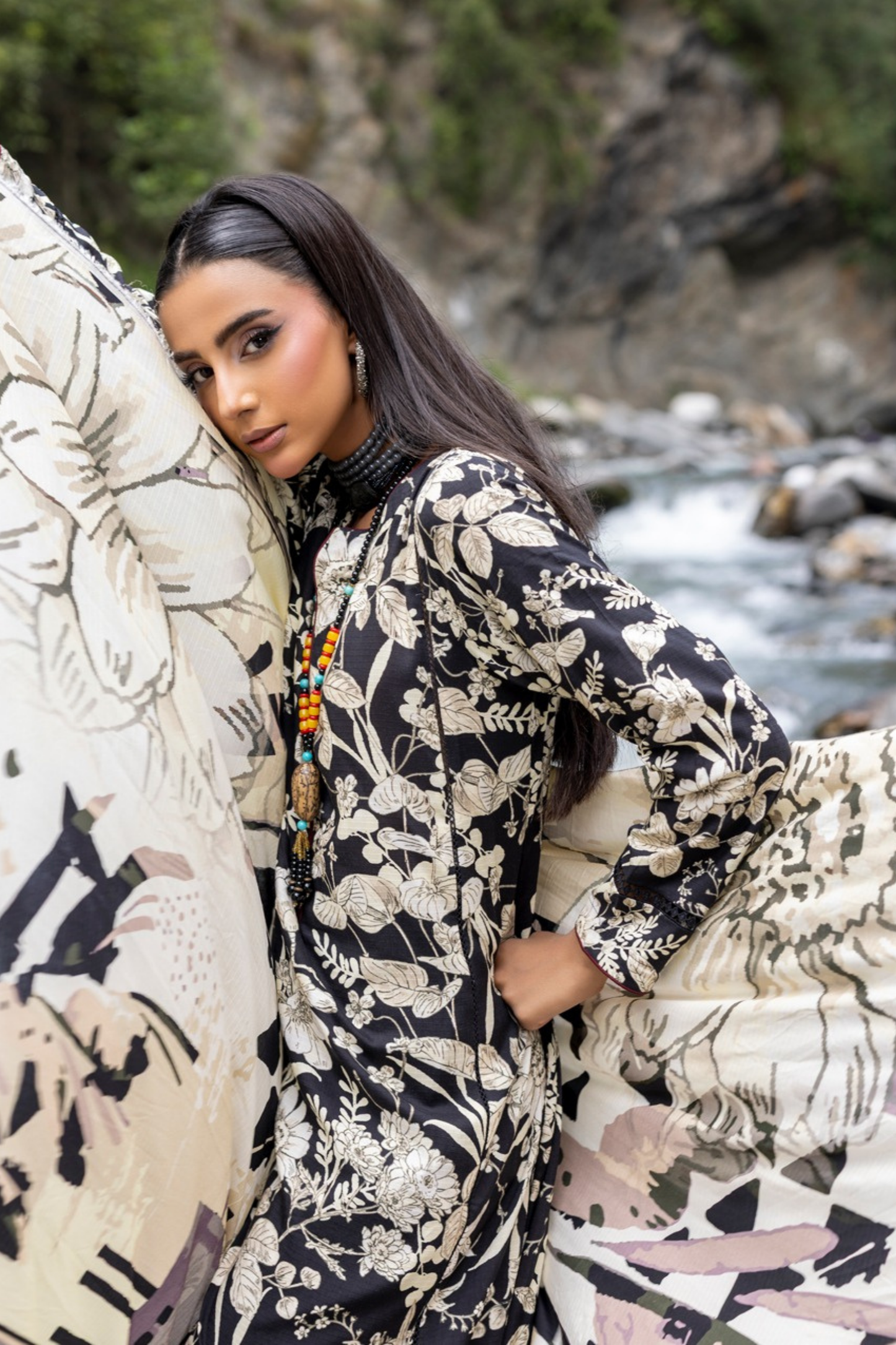 Rang-E-Gul By Paltar Printed Viscose 3PC