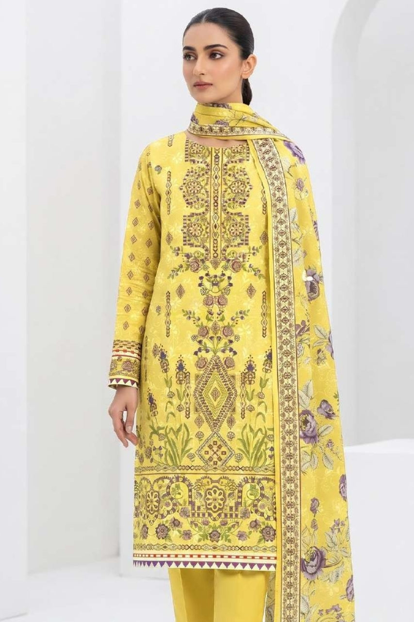 Anaya Digital Printed Linen 3PC
