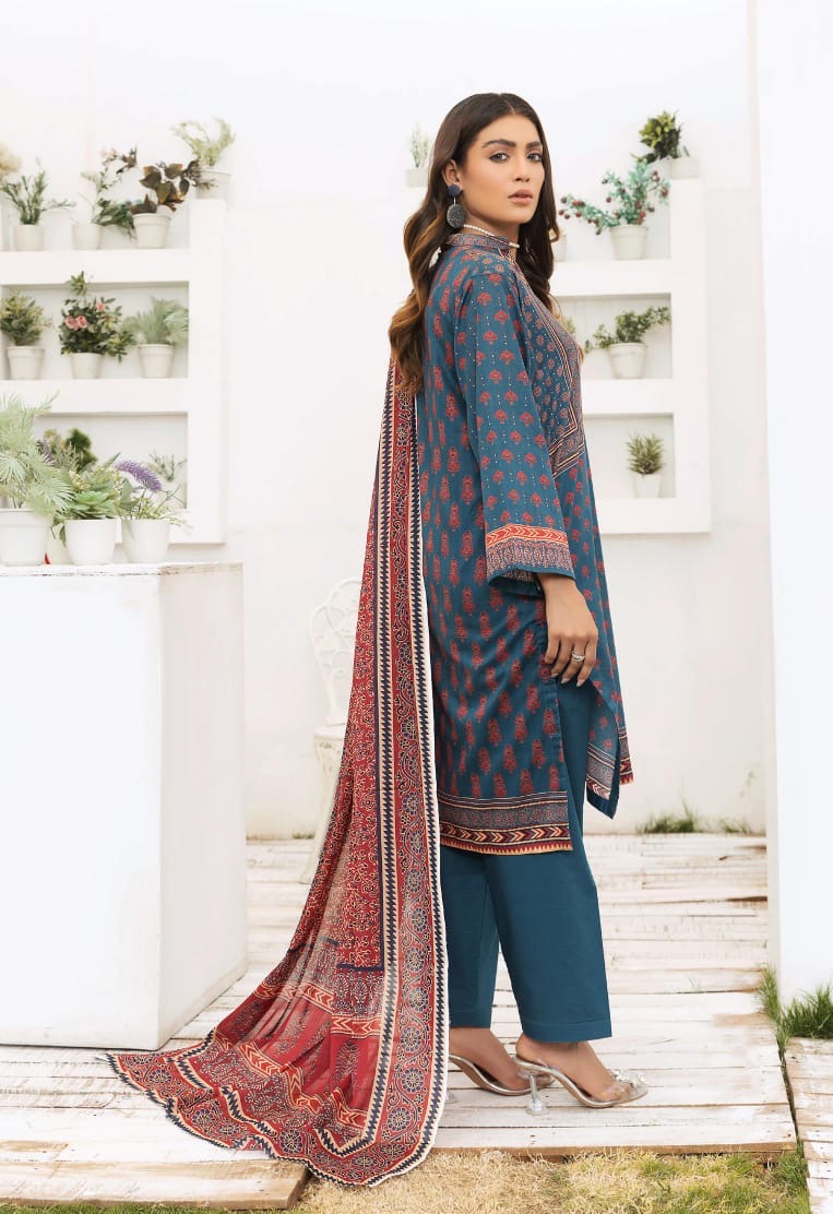 Safa Noor By Nigar Print Lawn 3-PC