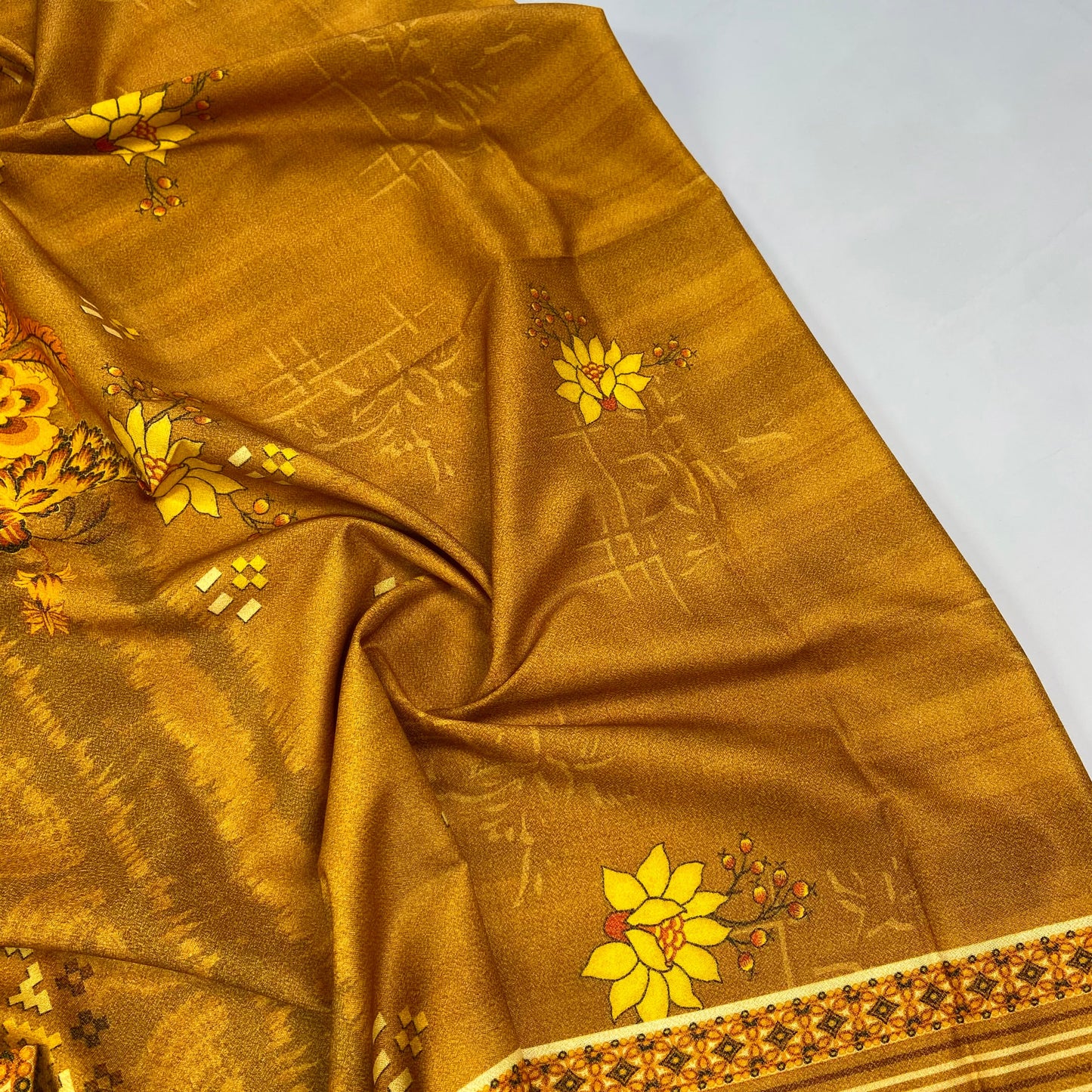 Digital Printed Wool Dhanak-Shirt