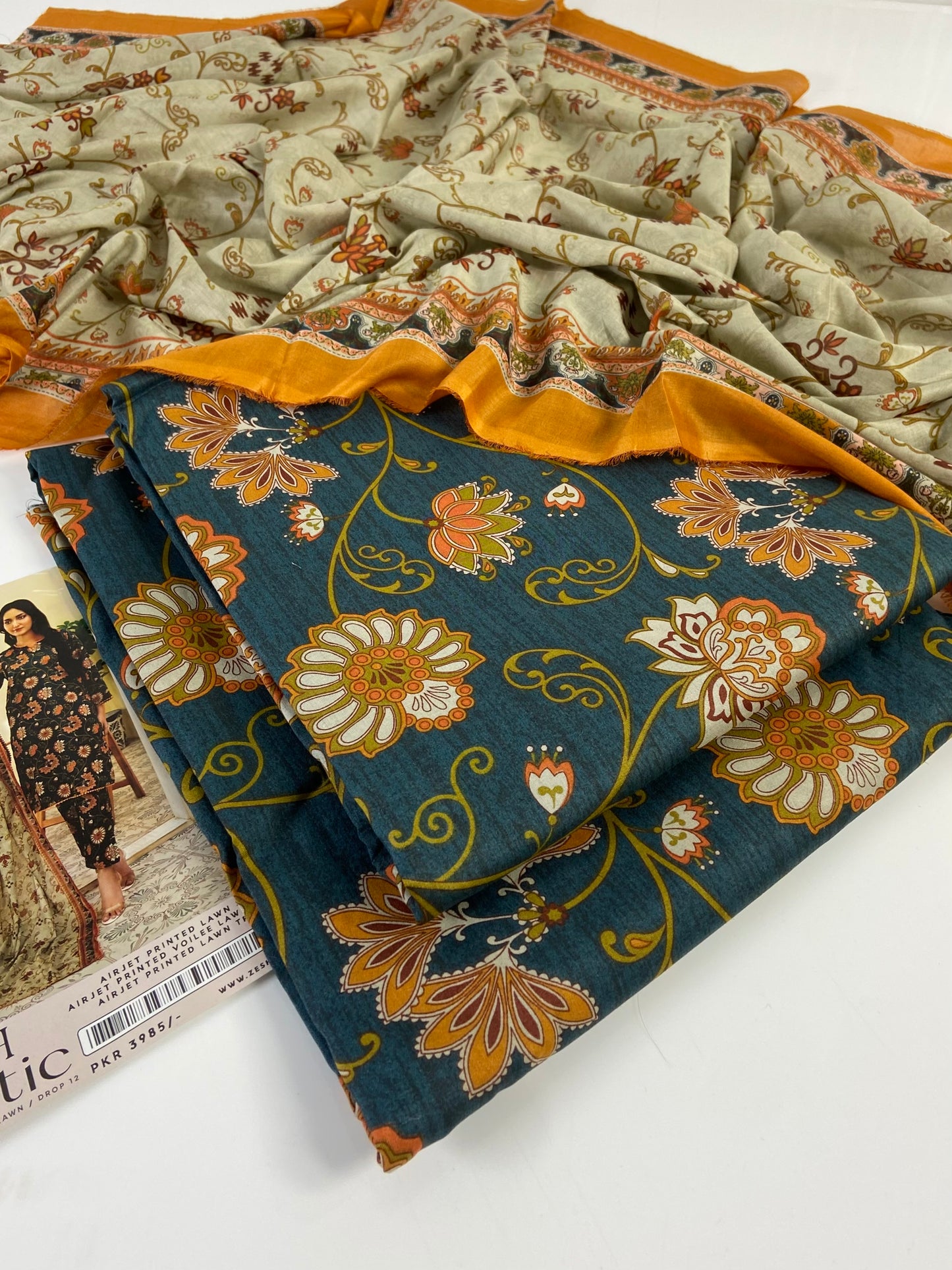 Zesh Printed lawn 3-PC