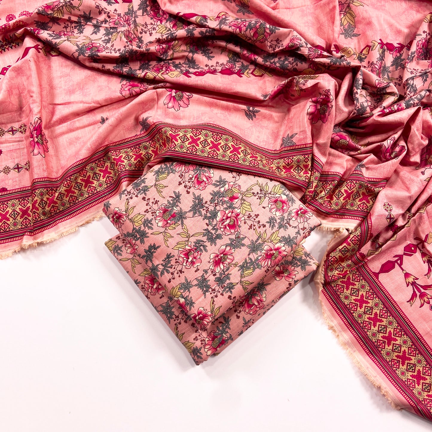 Kayseria All Over Digital Printed Khaddar 3PC
