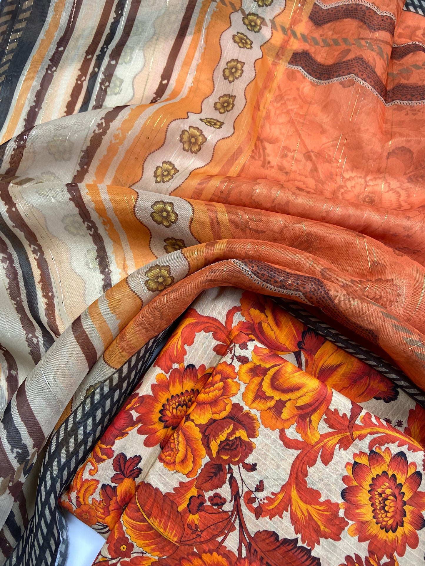Bareeze Printed Lawn with Seq Dupatta 3-PC