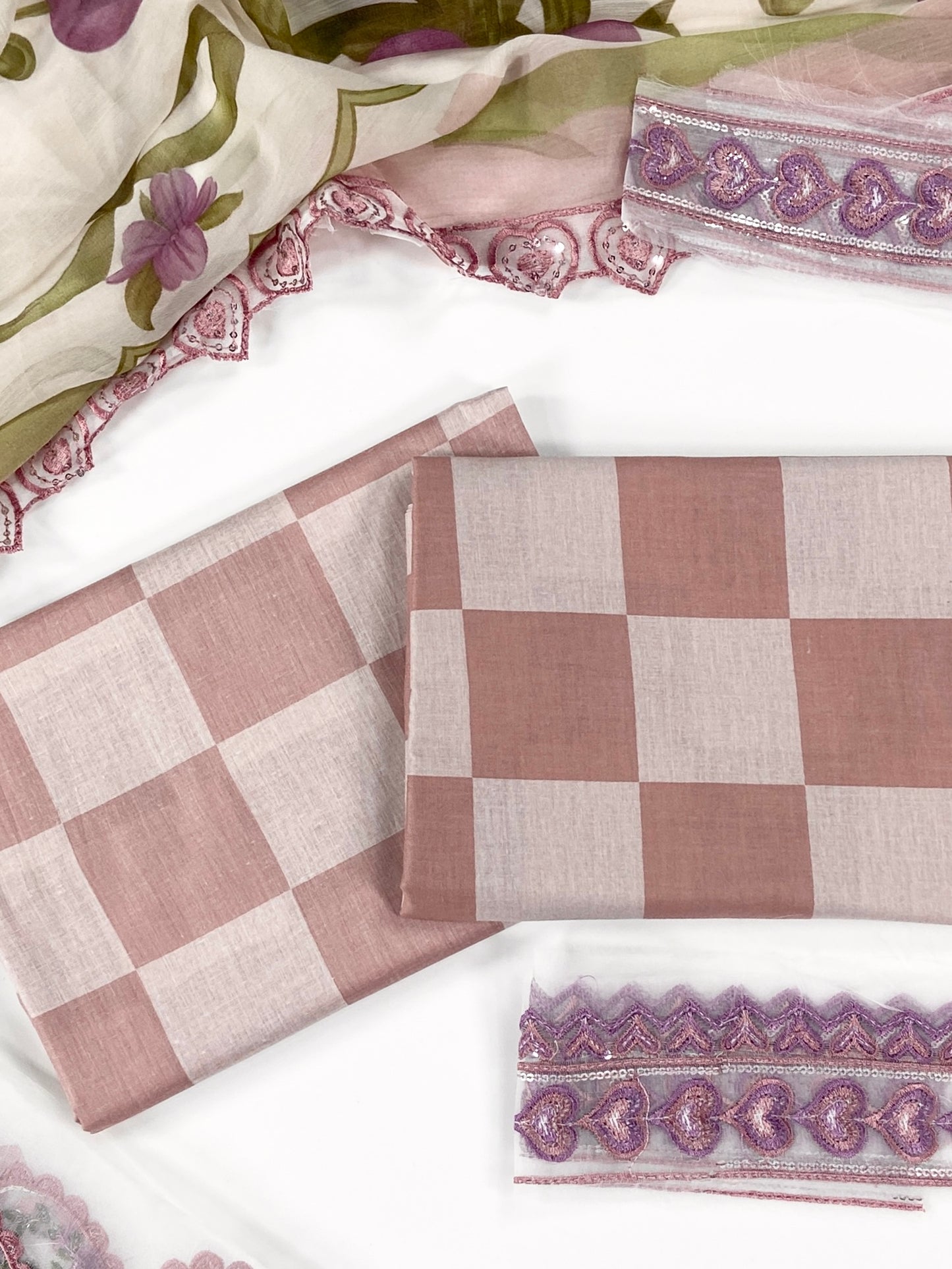 Maria B Embroiderd & Digital Printed Lawn 3PC