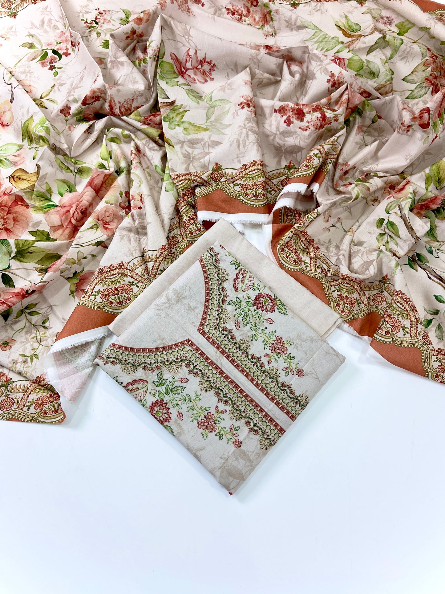 Mausummery Digital Printed Khaddar 3PC