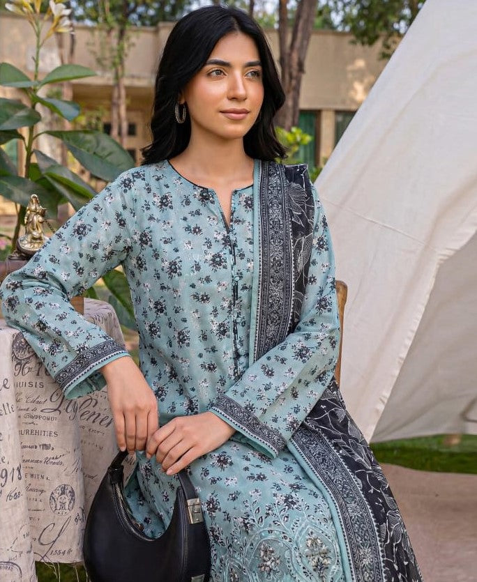 Aabroo By Anaya Noor Emb With Laser-Cut Lawn 3PC