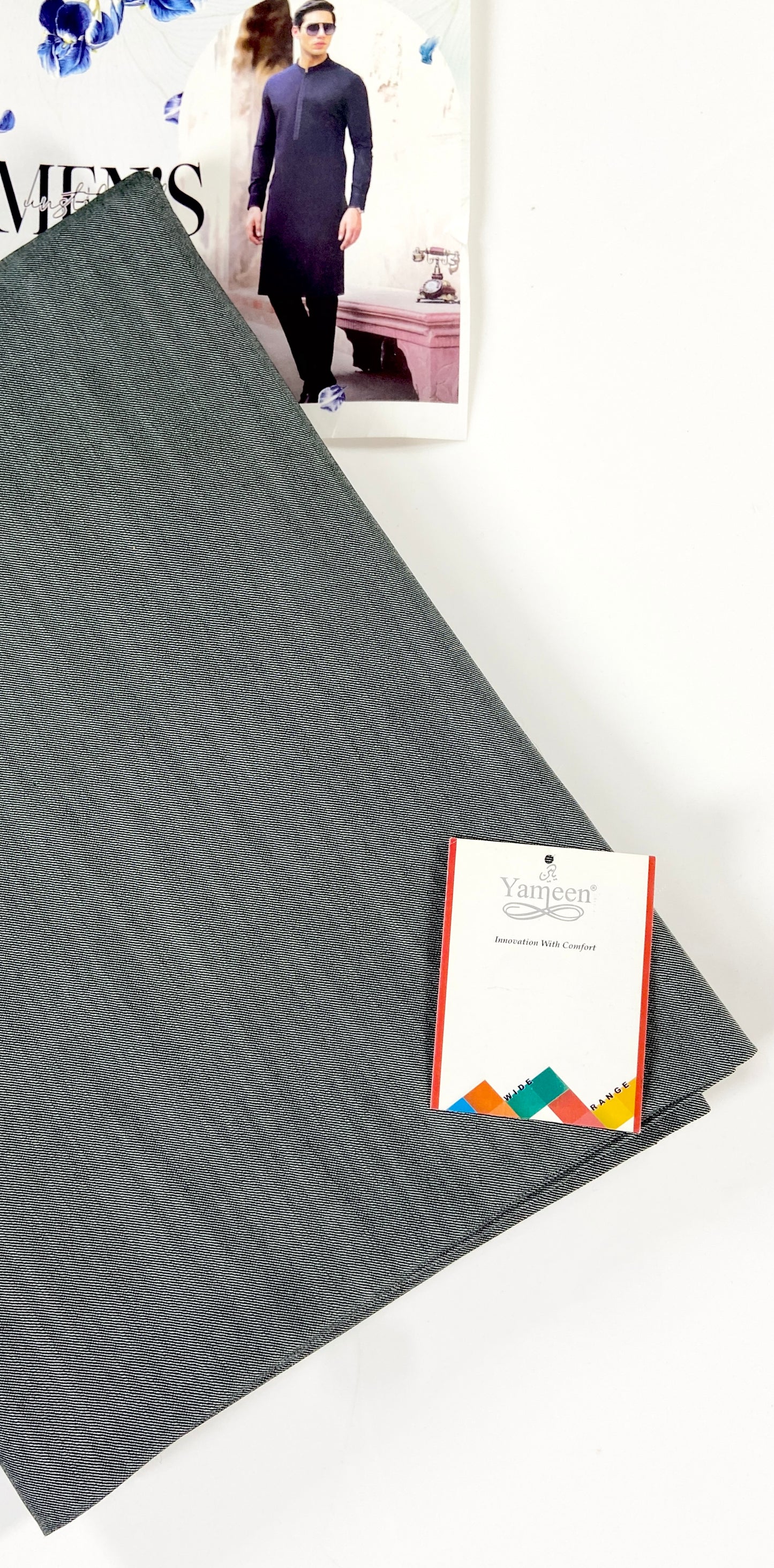 Impose by Yameen Men’s Winter Unstitched Suit – Premium Fabric