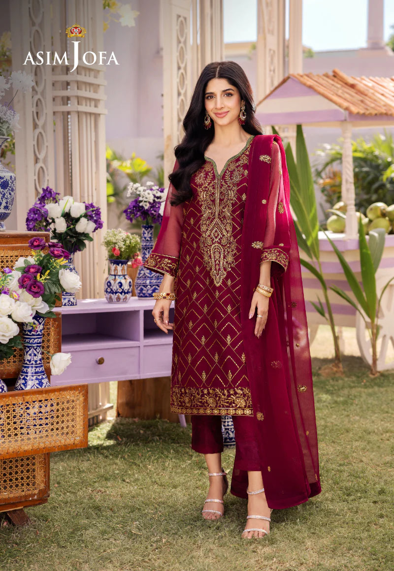 Dhanak Rang by Asim Jofa EMB Chiffone 3PC