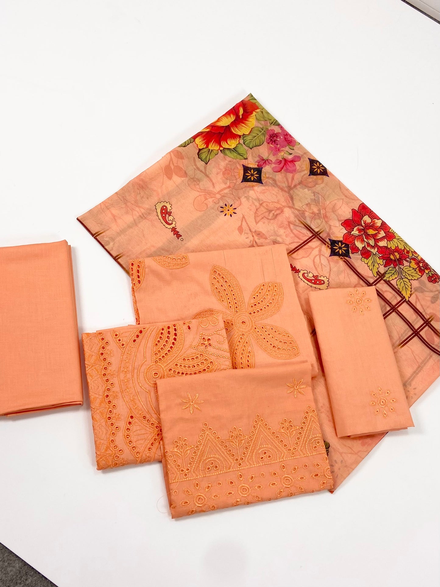 Adan's Libas Embroidered Lawn 3-PC