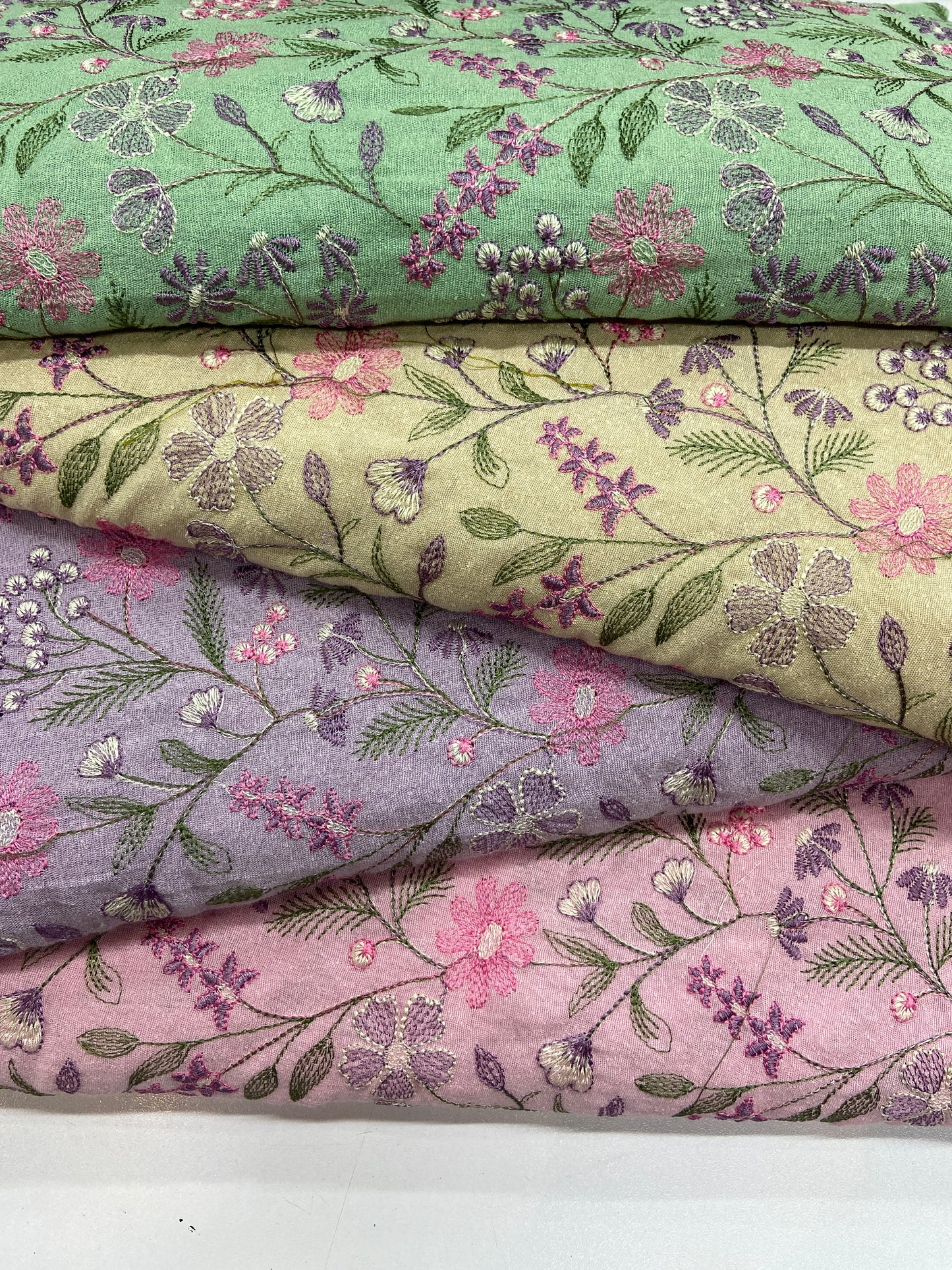 Pack of 4 – Bareeze Style Embroidered Karandi Fabric 2-PC