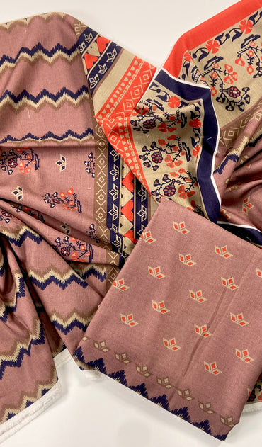 Beechtree Digital Printed Khaddar Shirt-1PC