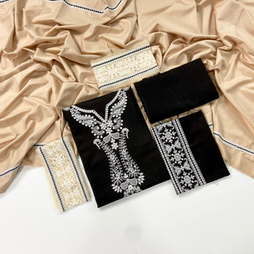 Laam Luxury Emb Dhanak 3PC