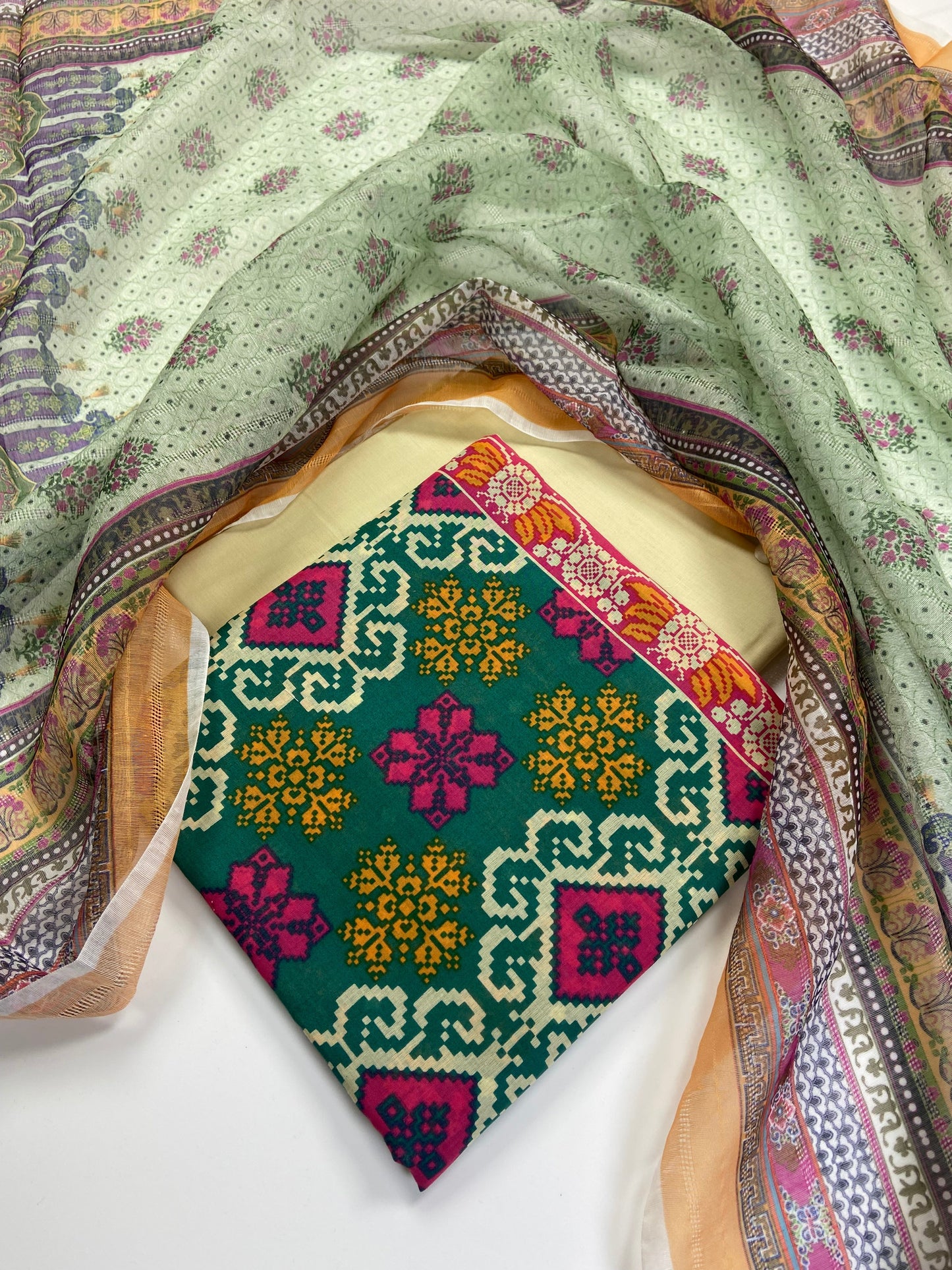Mix Brand Printed Lawn 3-PC