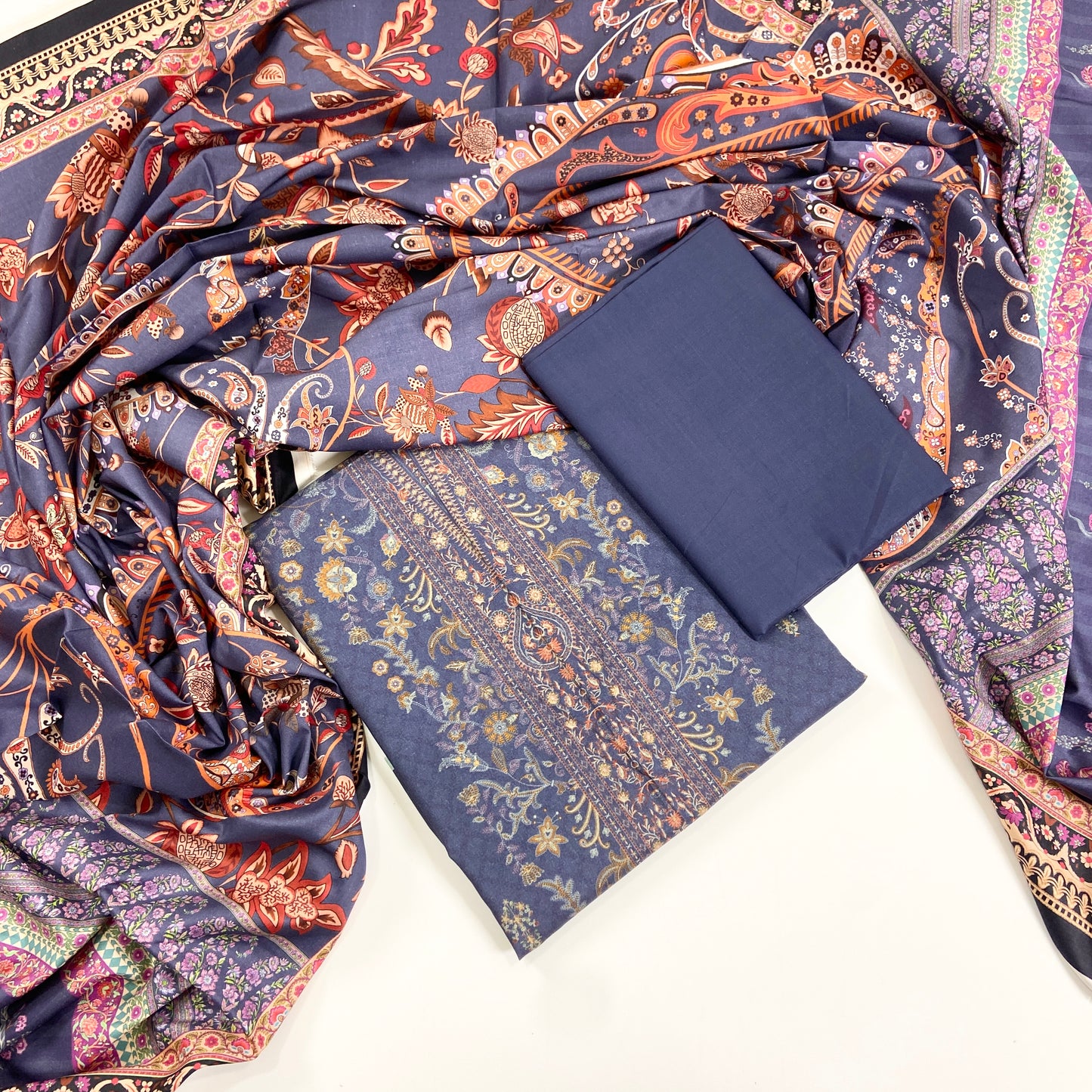Mausummery Digital Printed Linen 3PC