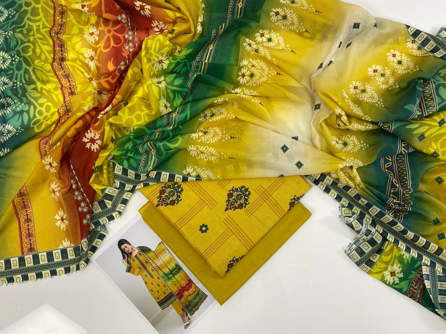 Khaadi Printed Lawn 3-PC