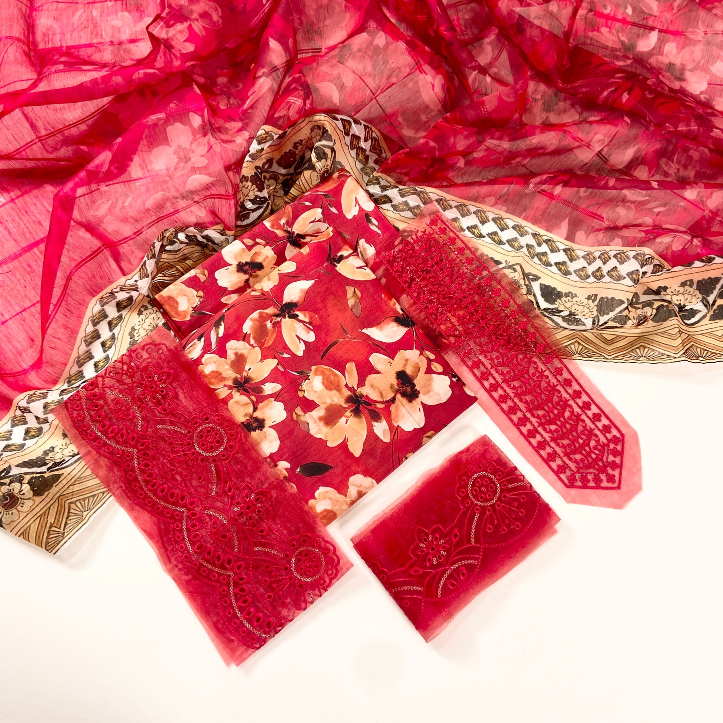 Baroque By Anaya Noor Embroidered 3PC
