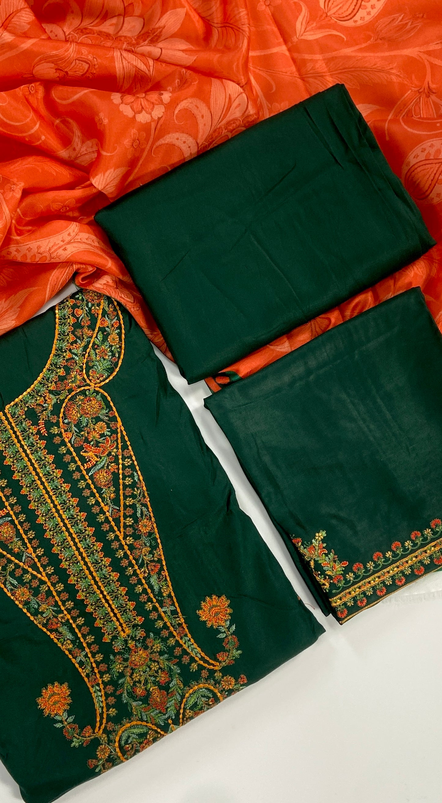 Hussain Rehar Luxury Emb Cotrai 3PC