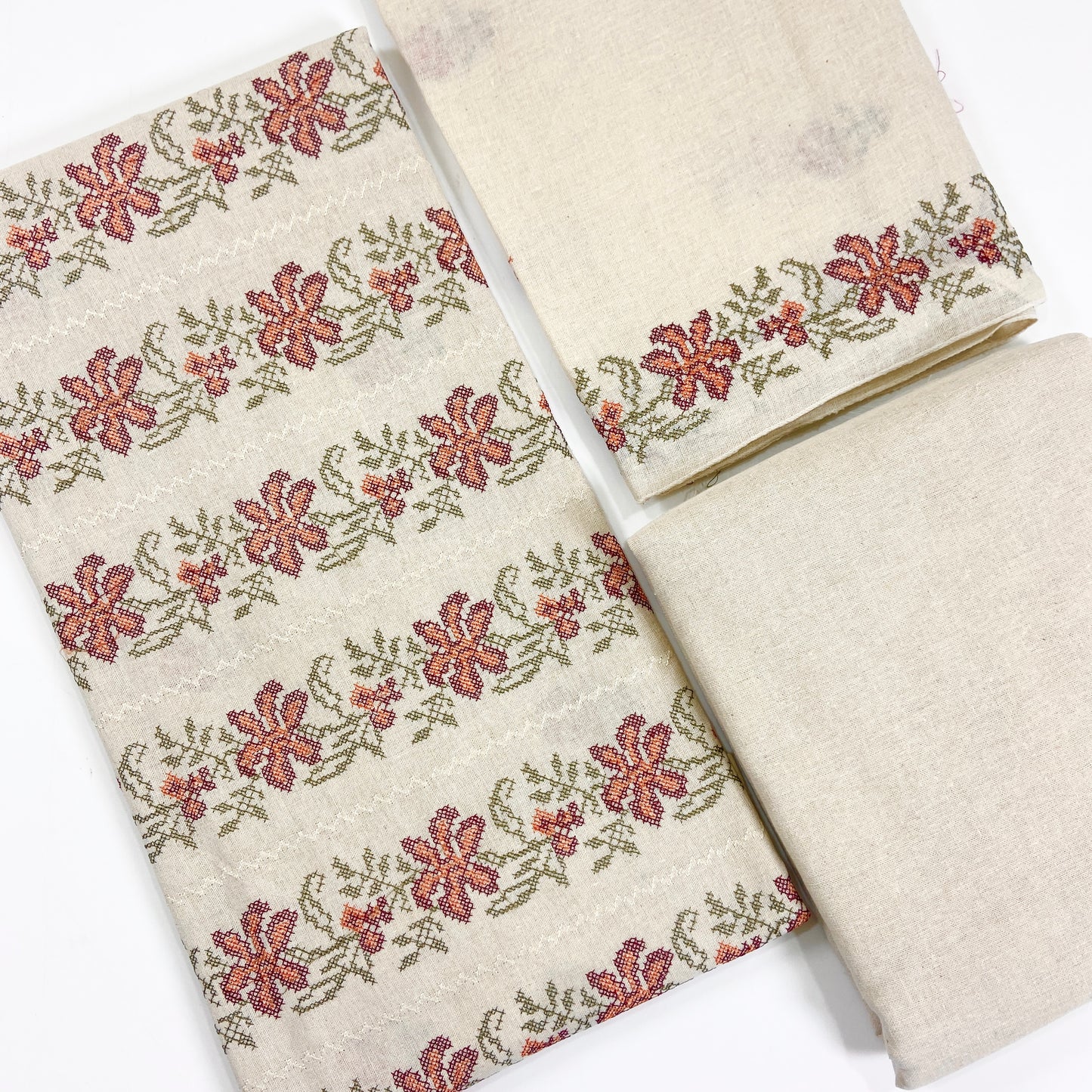 Bareeze White Embroidered Khaddar 3PC