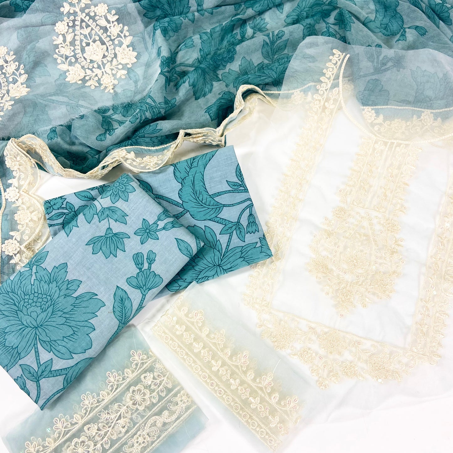 Maria B Emb Luxury Lawn 3PC