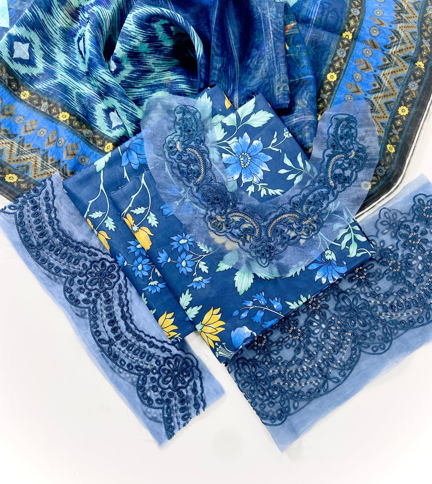 Baroque By Anaya Noor Embroidered 3PC