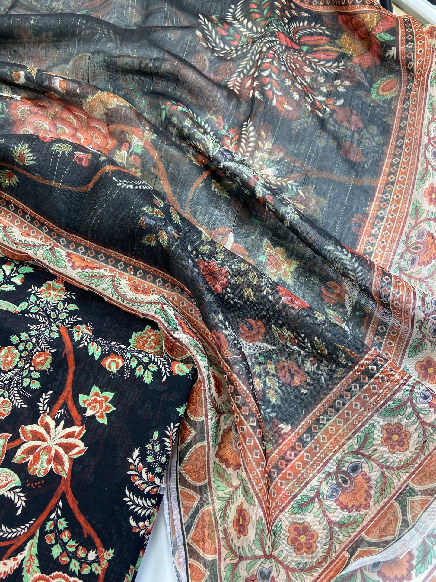 Bareeze Printed Lawn with Seq Dupatta 3-PC