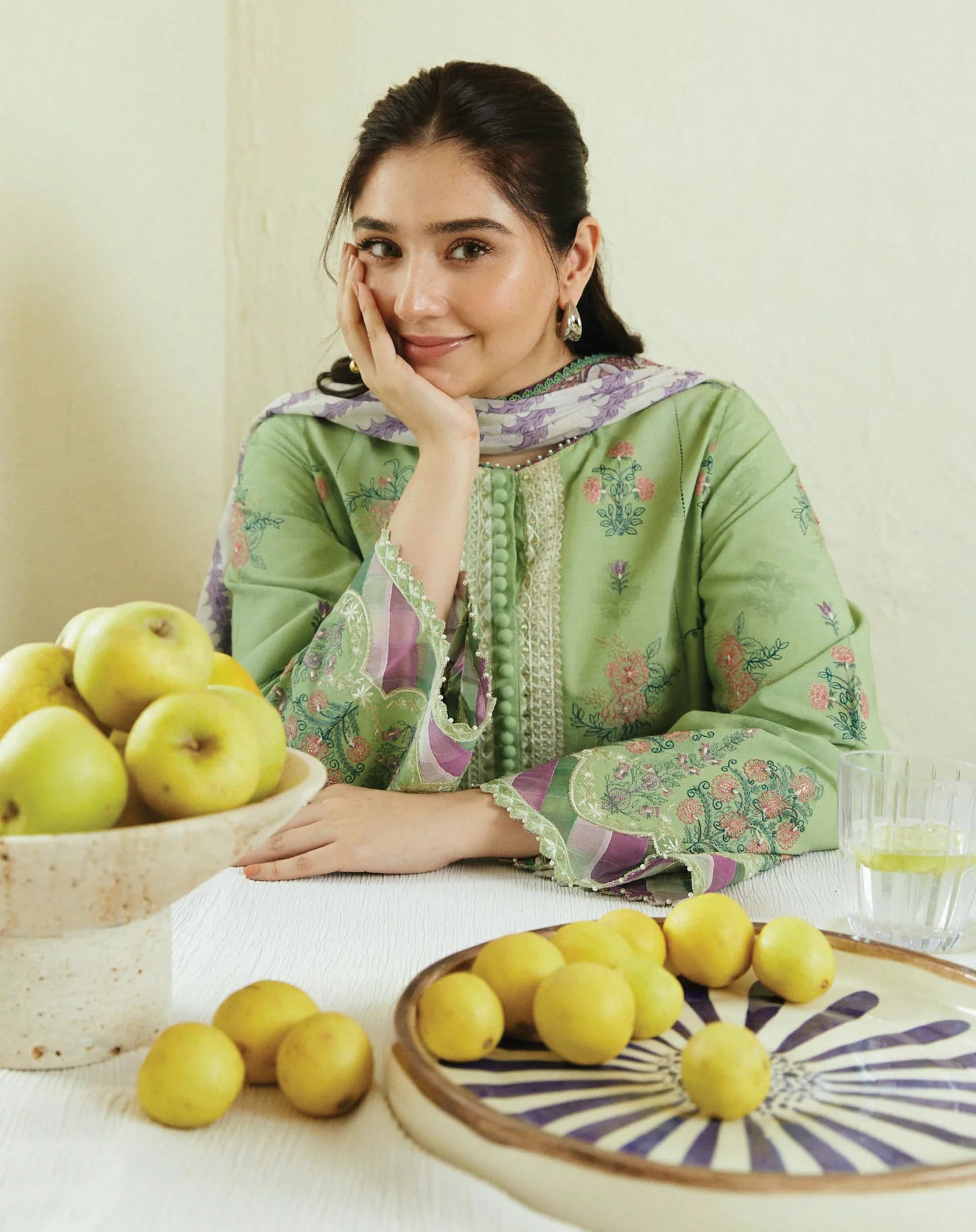 Sobia Nazir Heavy Emb Luxury Lawn 3PC